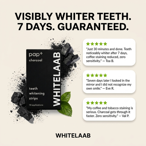 PAP+ Charcoal Whitening Strips