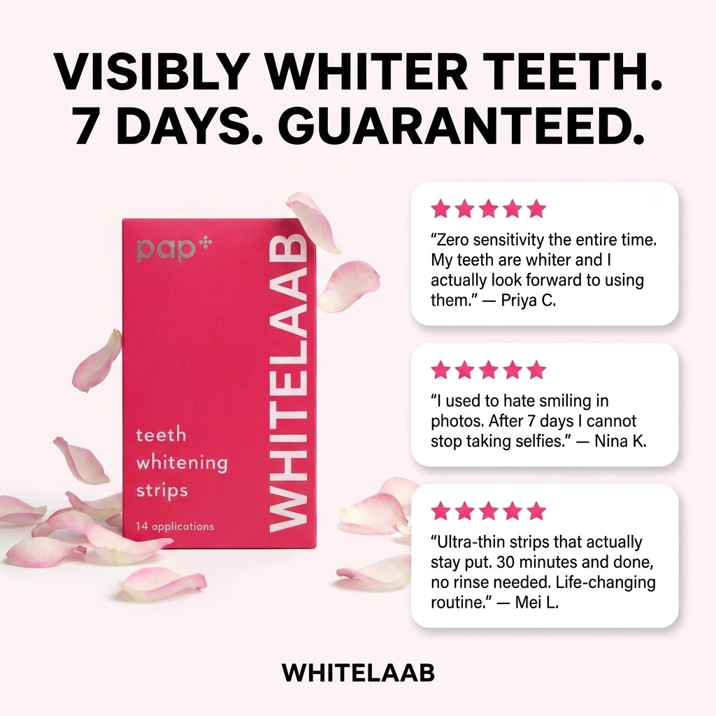 PAP+ Whitening Strips